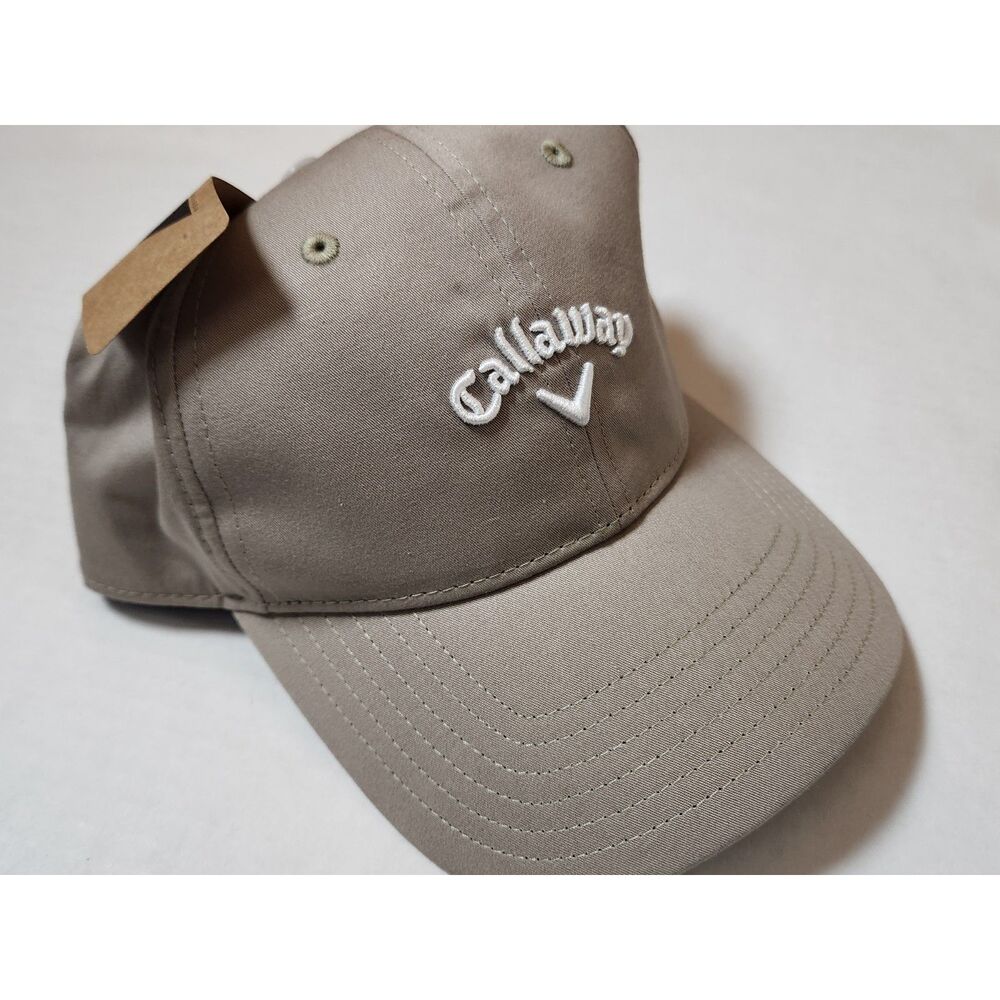 Callaway Heritage Twill Golf Cap Latte/White Adjustable